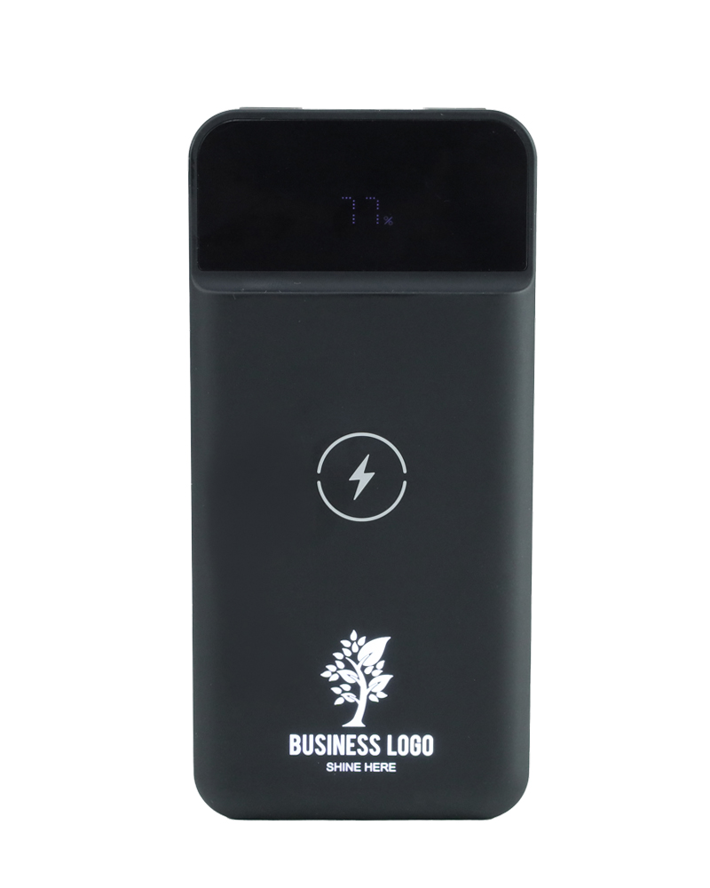 KENNETH - Powerbank with LED Display & Lightup Logo